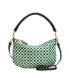 Clare V . Petit Moyen Woven Messenger Bag In Multi