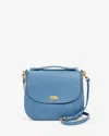 Clare V Women's Turnlock Louis With Top Handle Bag In Desert Blue In Multi
