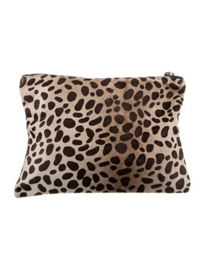 Pre-owned Clare V Womens' Cosmetic Bag In Brown