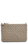 Clare V . Woven Leather Flat Clutch