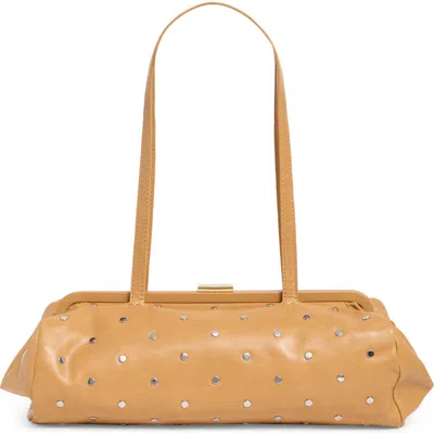 Clare V . Yvette Stud Leather Shoulder Bag