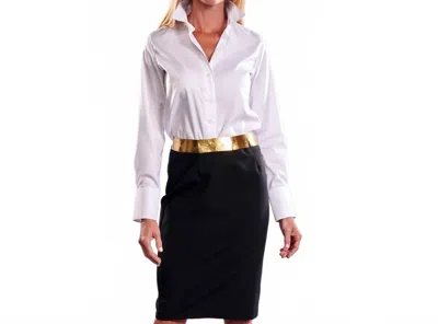 Claridge + King Great Button Down Shirt In White