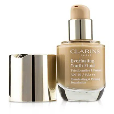 Clarins - Everlasting Youth Fluid Illuminating & Firming Foundation Spf 15 - # 112 Amber  30ml/1oz In Orange