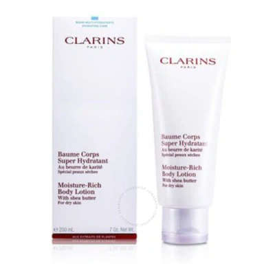Clarins - Moisture Rich Body Lotion With Shea Butter - For Dry Skin  200ml/7oz In Olive / Orange / Peach