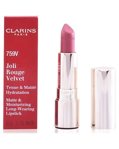 Clarins 0.1oz 759 Woodberry Joli Rouge Lipstick In White