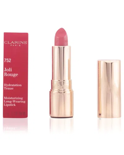 Clarins 0.1oz Rosewood 752 Moisturizing Long Wearing Lipstick In White
