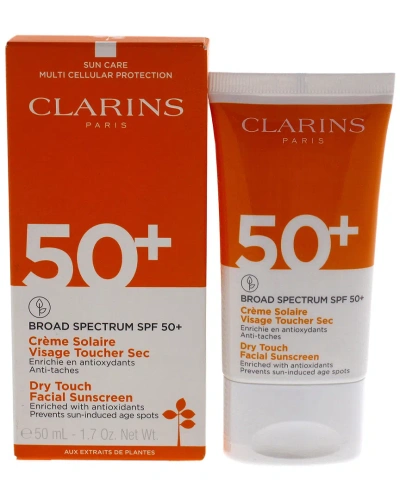 Clarins 1.7oz Dry Touch Facial Sunscreen In White
