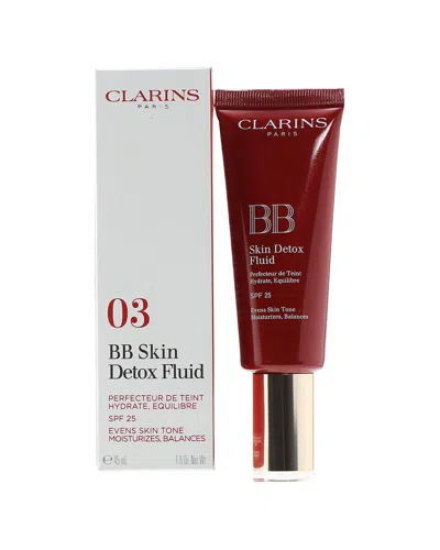 Clarins Ladies Bb Skin Detox Fluide Spf 25 1.6 oz #03 Dark Skin Care 3666057031687 In Red