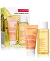Clarins 2-pc. Cleanse & Exfoliate Set In Transparent