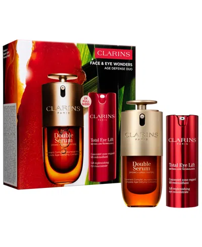 Clarins 2-pc. Face And Eyes Anti-aging Gift Set In Transparent