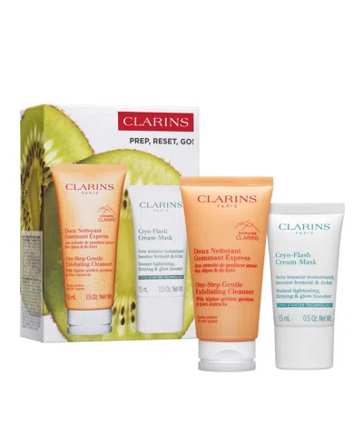 Clarins 2-piece Prep, Reset, Go Travel Size Gift Set In No Color