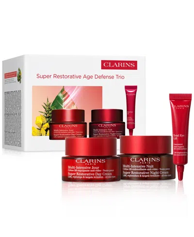 Clarins 3-pc. Super Restorative Skincare Set In No Color