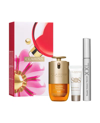 Clarins 3-piece Eye Brightening & Depuffing Gift Set In No Color