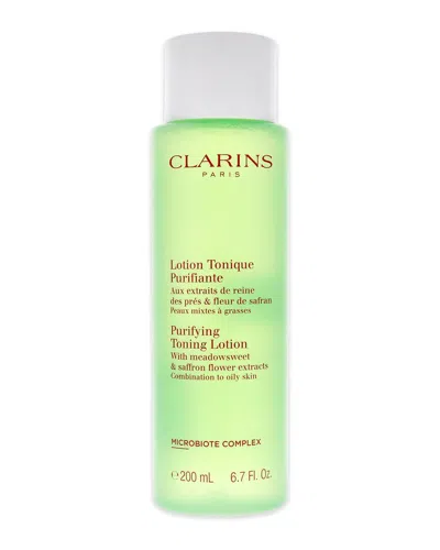 Clarins 6.7oz Purifying Toning Lotion In White