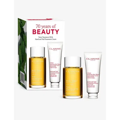 Clarins 70 Years Of Beauty Limited-edition Gift Set In White