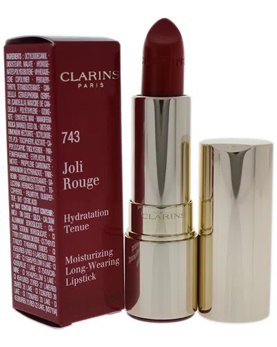 Clarins #743 0.1oz Joli Rouge Lipstick In White