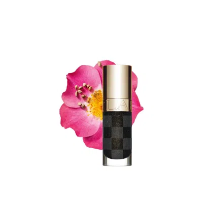Clarins Lip Comfort Oil Black & White In 25 Black