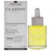 Clarins Blue Orchid Face Treatment Oil 1 oz (tester) Skin Care 843711404947 In Yellow
