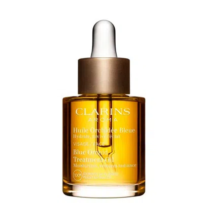 Clarins 1 Oz. Blue Orchid Face Treatment Oil In Yellow