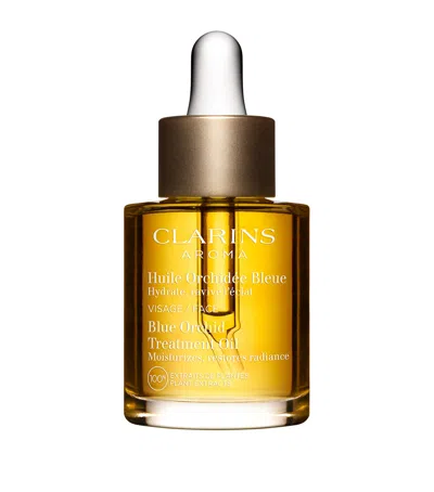 Clarins 1 Oz. Blue Orchid Face Treatment Oil In Yellow