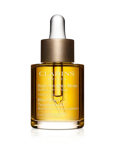 Clarins 1 Oz. Blue Orchid Face Treatment Oil In Yellow