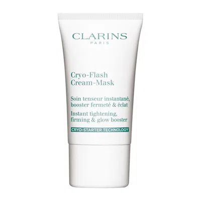 Clarins Cryo-flash Mask - Pore Refining + Firming Gel-cream Face Mask 0.5 Oz. In White