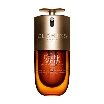 Clarins Double Serum Anti-aging To Firm, Boost Radiance And Refine Pores 1 oz / 30 ml In Brown