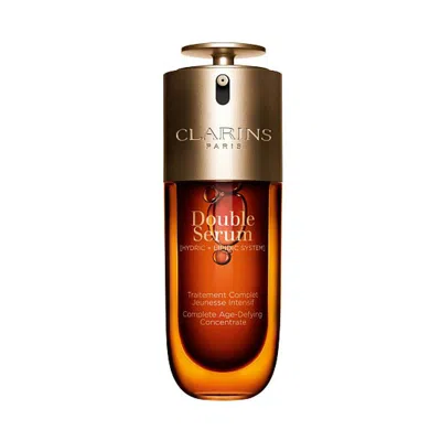Clarins Double Serum Anti-aging + Anti-wrinkle Serum 2.5 oz Skin Care 3666057202506 In Transparent