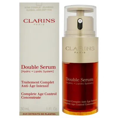 Clarins Double Serum Complete Age Control Concentrate 1 oz (tester) Skin Care 843711405692 In Red