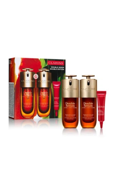 Clarins Double Serum® Double Edition Anti-aging Set (nordstrom Exclusive) $324 Value In Transparent
