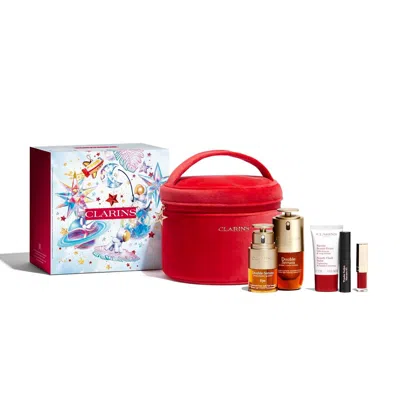 Clarins Double Serum Face + Eye Icons In White