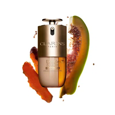 Clarins Double Serum Foundation In Transparent