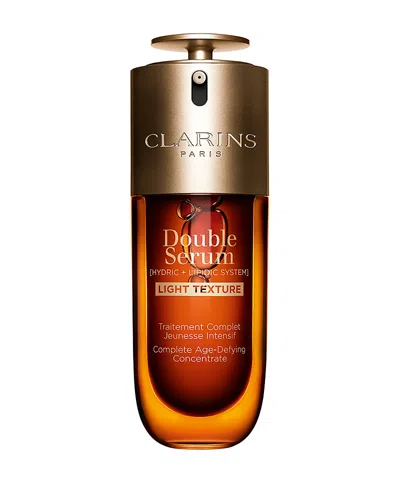 CLARINS DOUBLE SERUM LIGHT TEXTURE TO FIRM, BOOST RADIANCE & REFINE PORES 1.6 OZ.