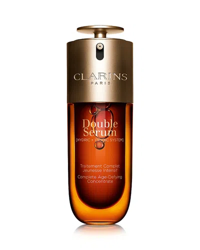 Clarins Double Serum To Firm, Smooth, Boost Radiance & Refine Pores 1.7 Oz. In White