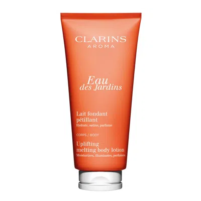 Clarins Eau Des Jardins Uplifting Melting Body Lotion In White