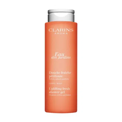 Clarins Eau Des Jardins Uplifting Fresh Shower Gel In White