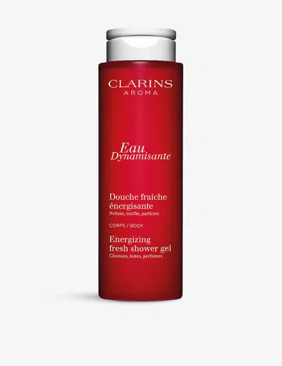 Clarins Eau Dynamisante Energizing Fresh Shower Gel In White