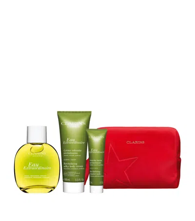 Clarins Eau Extraordinaire Essentials Gift Set In White