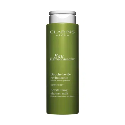 Clarins Eau Extraordinaire Revitalizing Shower Milk In White