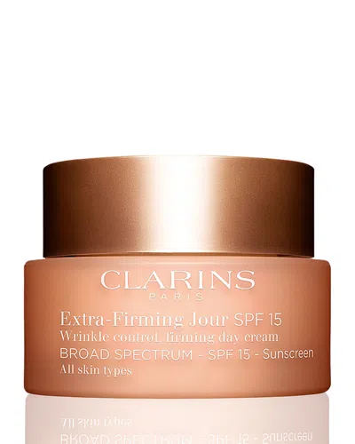 CLARINS EXTRA-FIRMING & SMOOTHING DAY MOISTURIZER, SPF 15 FOR ALL SKIN TYPES 1.7 OZ.,019481