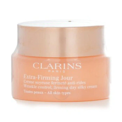 Clarins Extra Firming Day Cream All Skin Types 1.7 oz Skin Care 3380810207521 In White