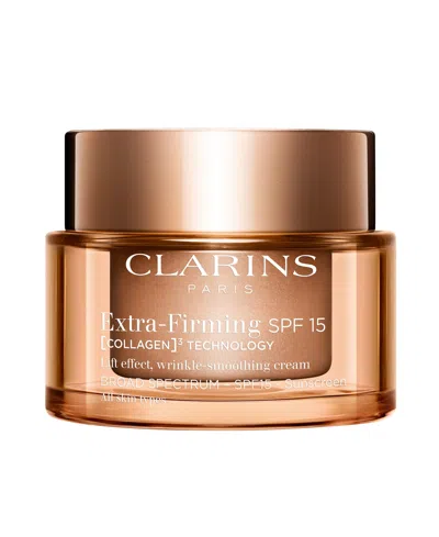 Clarins Extra-firming Day Spf 15 Refillable Moisturizer, 1.7 Oz. In Transparent