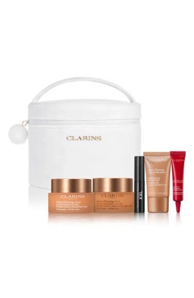 Clarins Extra-firming Luxury Set $285 Value In Transparent