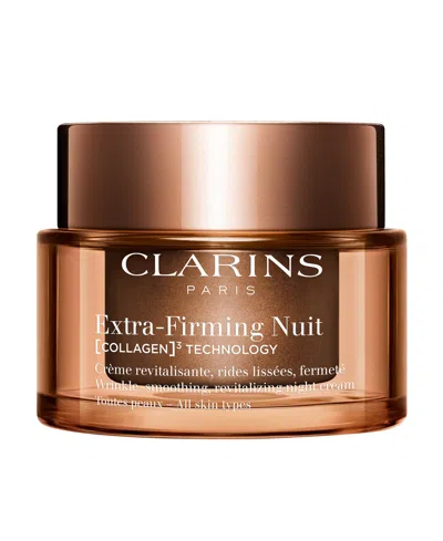Clarins Extra-firming Night Refillable Moisturizer, 1.7 Oz. In Transparent