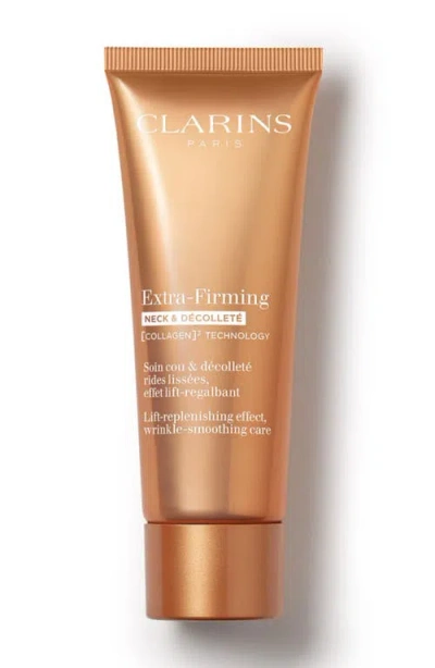 Clarins Extra-firming Anti-aging Neck & Décolleté Cream With Collagen Polypeptide & Niacinamide In No Color