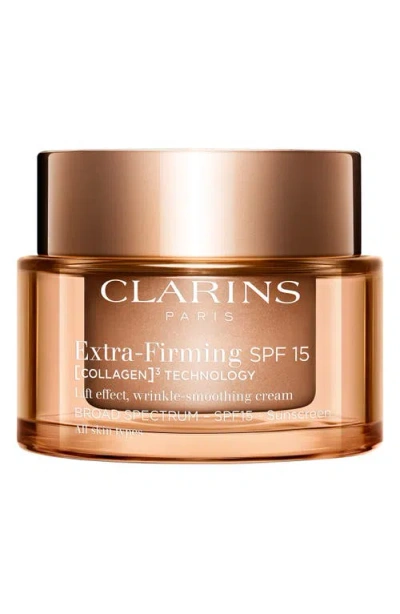 Clarins Extra-firming Day Spf 15 Refillable Moisturizer In Transparent