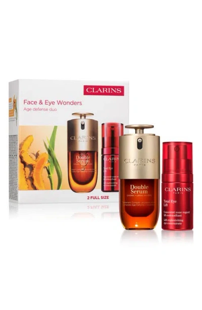 Clarins Face + Eye Wonders Age Defense Duo In No Color