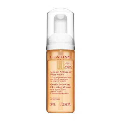 Clarins Gentle Renewing Cleansing Mousse In White