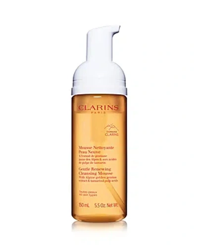 Clarins Gentle Renewing Foaming Cleansing Mousse 5.5 Oz. In White