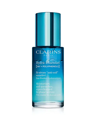 Clarins Hydra-essentiel Bi-phase Face Serum With Double Hyaluronic Acid In Blue